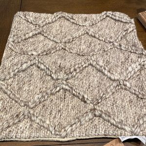 Modern threads pillow cover for 18 x 18” pillow